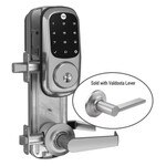 Yale Z-Wave Assure Interconnected Lockset with Touchscreen Deadbolt, Valdosta Lever, Left Handed, Bright Brass